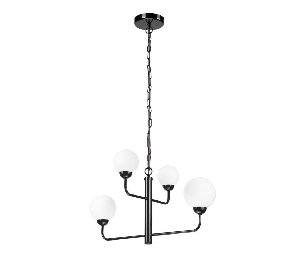 Żyrandol na łańcuchu OSCAR 4xG9/5W/230V czarny