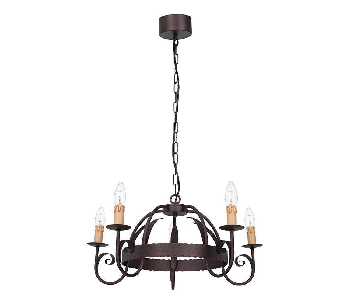 Żyrandol na łańcuchu REN 5 x E14 / 15 W / 230 V