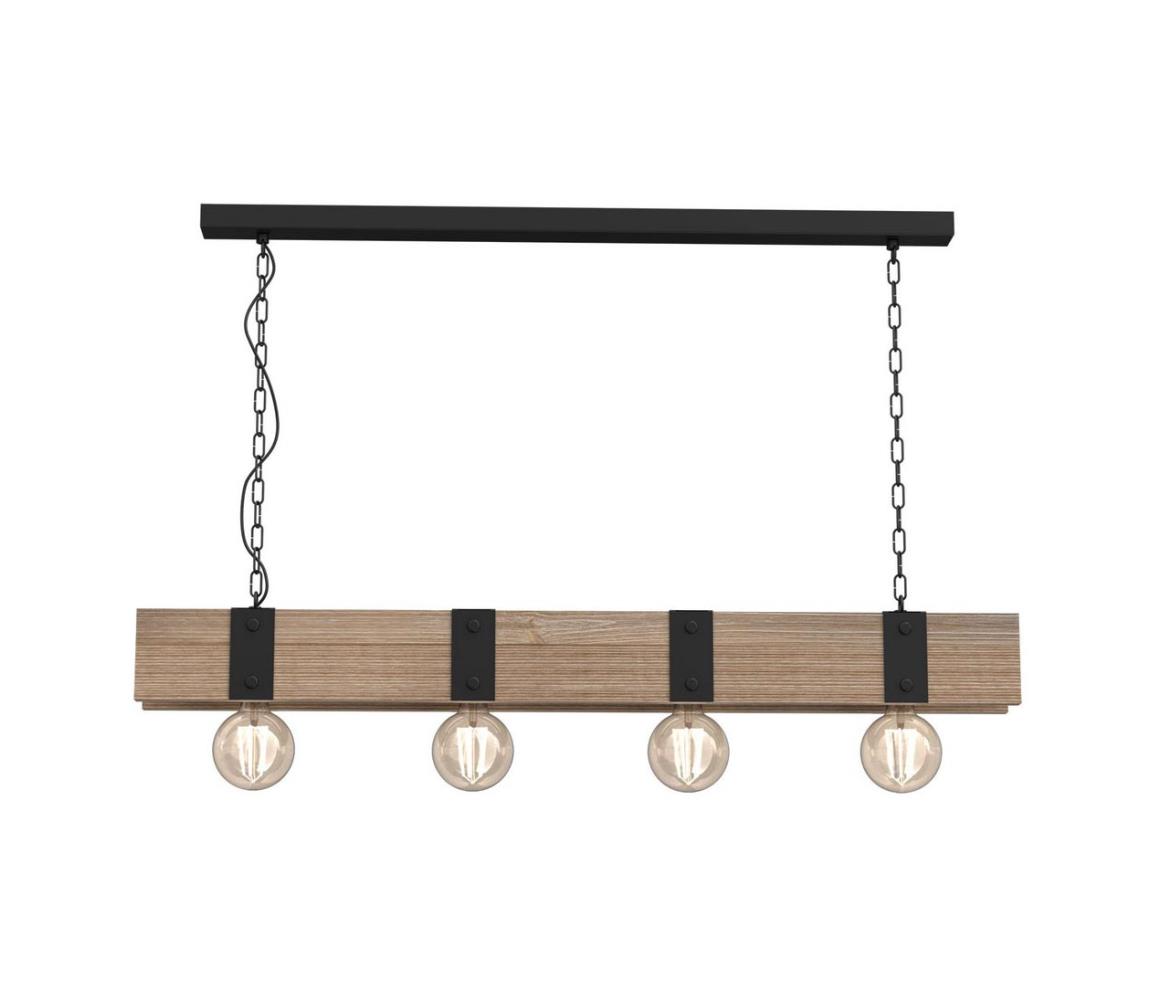 Żyrandol na łańcuchu SODER 4xE27/60W/230V