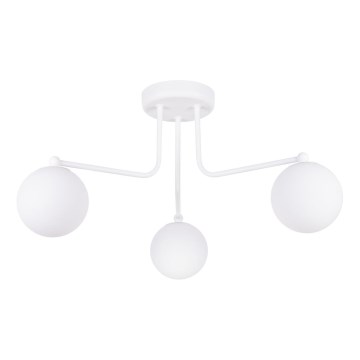 Żyrandol na drążku ASTRAL 3xG9/8W/230V biały