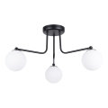 Żyrandol na drążku ASTRAL 3xG9/8W/230V czarny