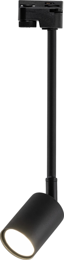 Żyrandol na drążku do 1-fazowego systemu szynowego TOP 1xGU10/10W/230V czarny