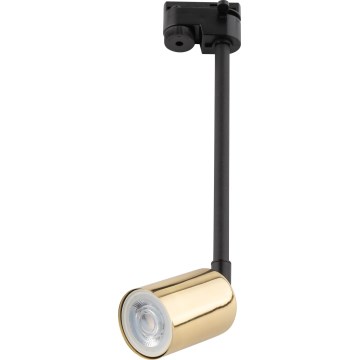 Żyrandol na drążku do 1-fazowego systemu szynowego TOP 1xGU10/10W/230V złoty/czarny