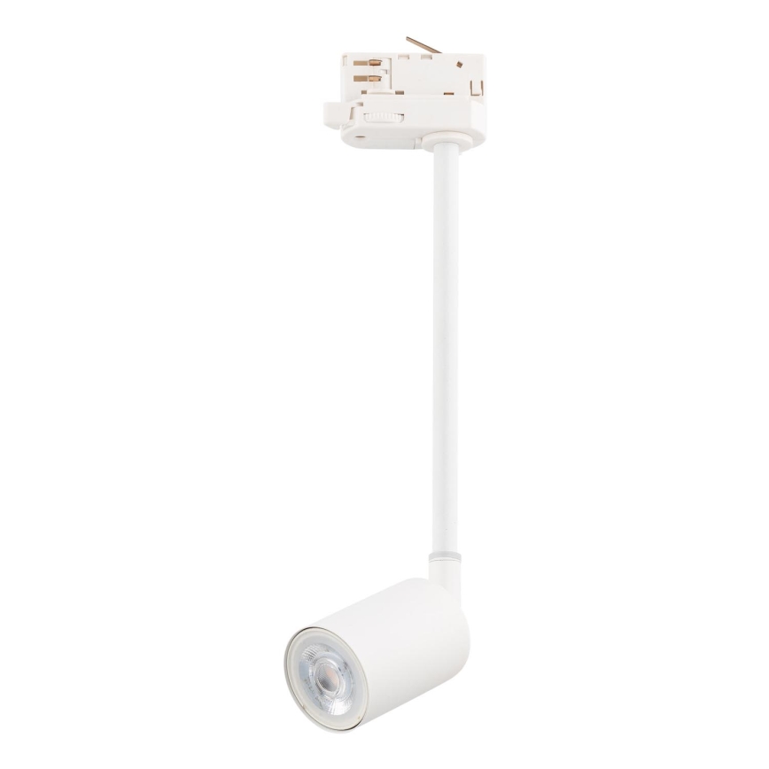 Żyrandol na drążku do 3-fazowego systemu szynowego TOP 1xGU10/8W/230V biały
