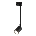Żyrandol na drążku do 3-fazowego systemu szynowego TOP 1xGU10/8W/230V czarny