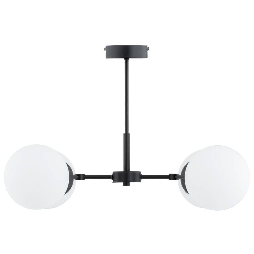 Żyrandol na drążku FOTON 4xE14/10W/230V czarny
