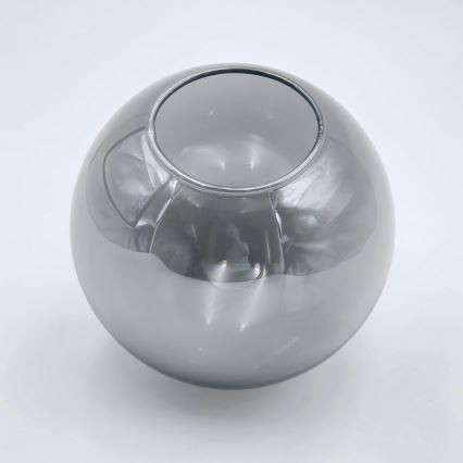 Żyrandol na drążku LILOU 4xE14/5W/230V matowy chrom/dymny