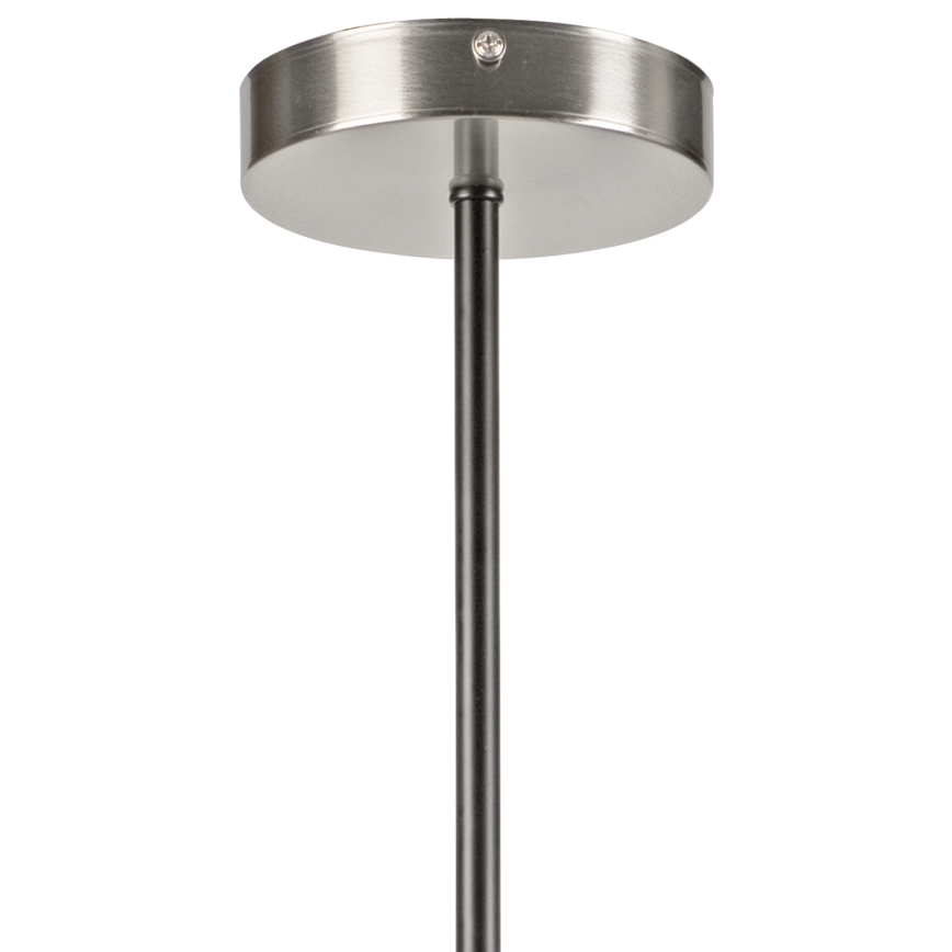 Żyrandol na drążku LILOU 4xE14/5W/230V matowy chrom/dymny