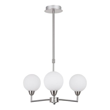 Żyrandol na drążku LOGOS 3xG9/25W/230V matowy chrom