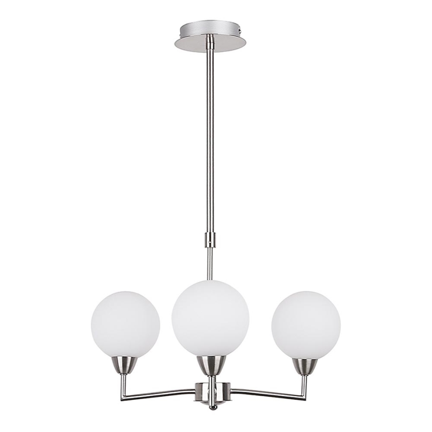 Żyrandol na drążku LOGOS 3xG9/25W/230V matowy chrom