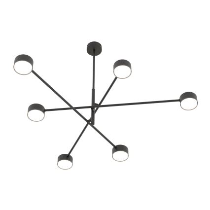 Żyrandol na drążku NATSU 6xGX53/12W/230V czarny