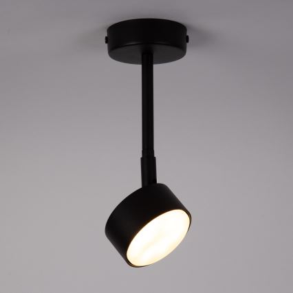 Żyrandol na drążku NEMO 1xGX53/12W/230V 24 cm czarny