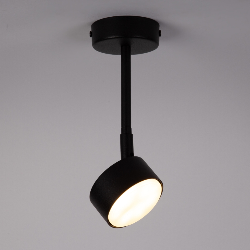 Żyrandol na drążku NEMO 1xGX53/12W/230V 24 cm czarny