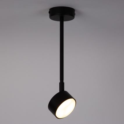 Żyrandol na drążku NEMO 1xGX53/12W/230V 35 cm czarny