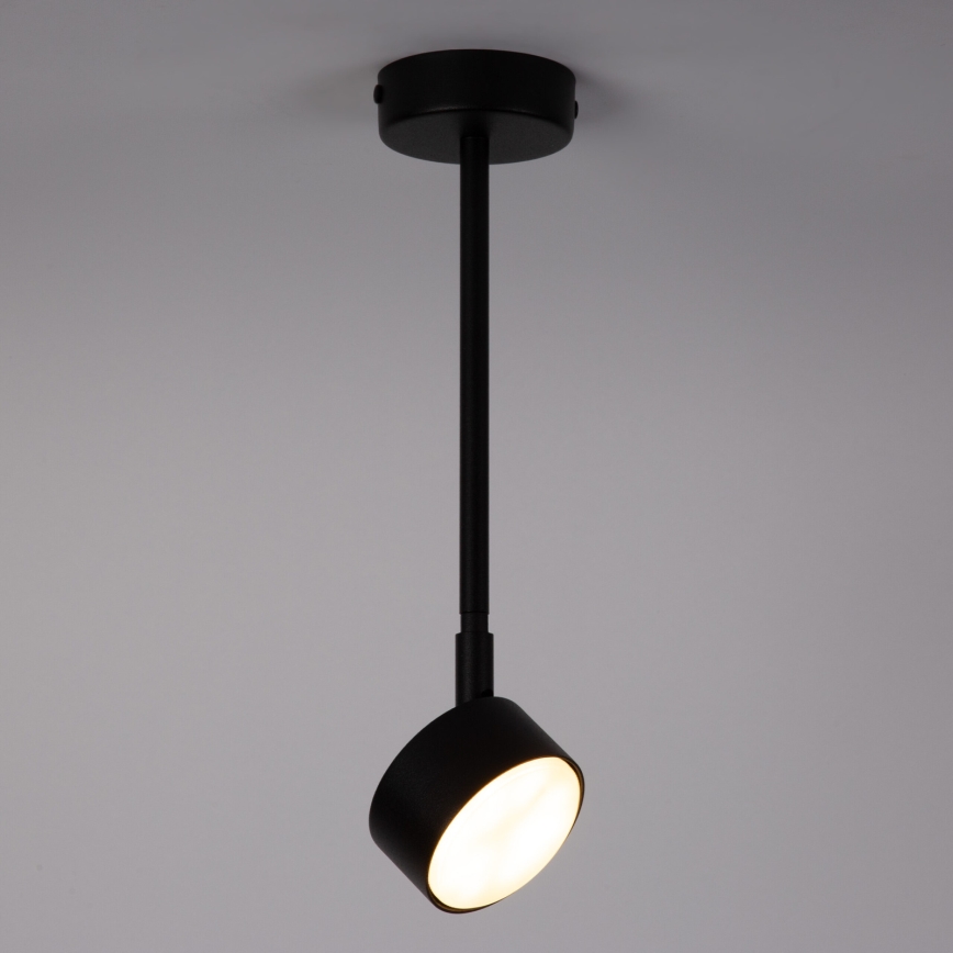 Żyrandol na drążku NEMO 1xGX53/12W/230V 35 cm czarny