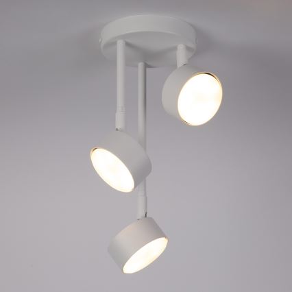Żyrandol na drążku NEMO 3xGX53/12W/230V biały