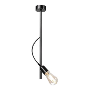 Żyrandol na drążku TARO 1xE27/60W/230V czarny