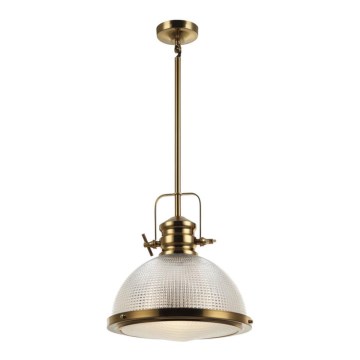 Żyrandol na drążku THOR 1xE27/11W/230V brąz