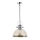 Żyrandol na drążku THOR 1xE27/11W/230V chrom błyszczący