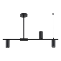 Żyrandol na drążku URANOS 3xGU10/10W/230V czarny