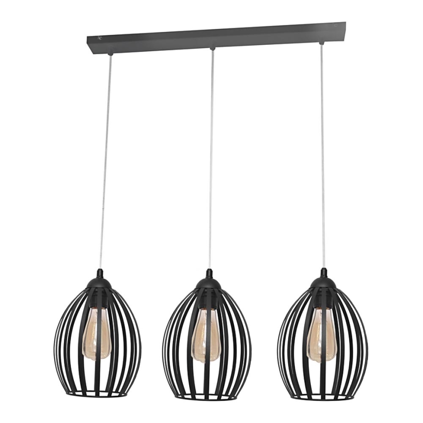 Żyrandol na drucie DALI 3xE27/15W/230V