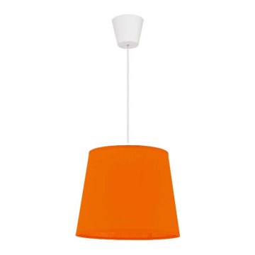 Żyrandol na drucie SOLO 1xE27/40W/230V pomarańczowy
