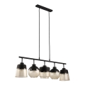 Żyrandol na drutu AMBER 5xE27/60W/230V