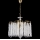 Żyrandol na łańcuchu 6xE14/60W/230V śr. 46 cm złoty