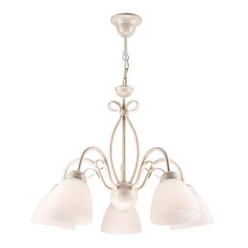 Żyrandol na łańcuchu ADELLE 5xE27/60W/230V