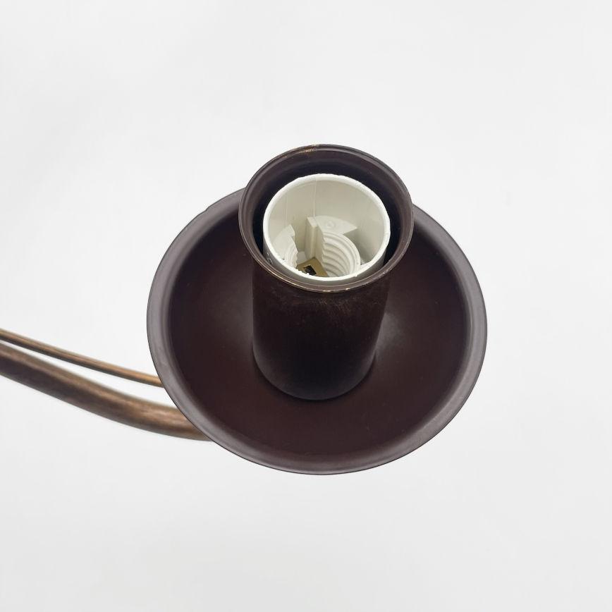 Żyrandol na łańcuchu ANTON 3xE14/15W/230V brązowy