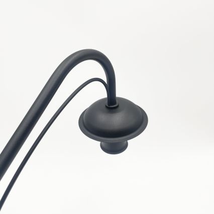 Żyrandol na łańcuchu ANTON 8xE14/60W/230V czarny