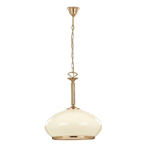Żyrandol na łańcuchu ASTORIA 1xE27/15W/230V złoty