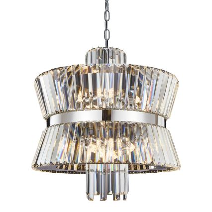 Żyrandol na łańcuchu AURELIA 12xE14/40W/230V matowy chrom