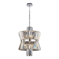 Żyrandol na łańcuchu AURELIA 8xE14/40W/230V matowy chrom
