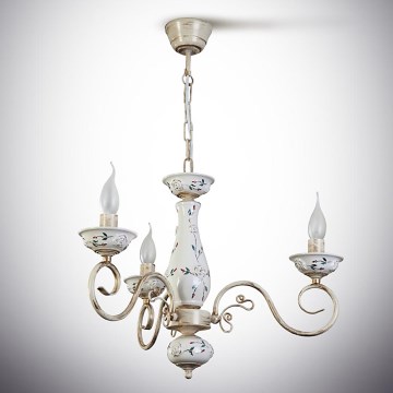 Żyrandol na łańcuchu AURORA 3xE14/40W/230V
