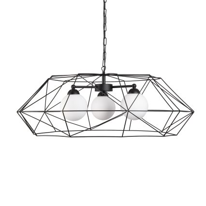 Żyrandol na łańcuchu DEXA 3xG9/10W/230V czarny