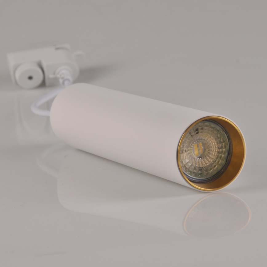 Żyrandol na łańcuchu do systemu szynowego MARIBEL 3xGU10/10W/230V + 1 m system szynowy biały