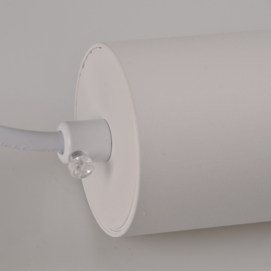 Żyrandol na łańcuchu do systemu szynowego MARIBEL 3xGU10/10W/230V + 1 m system szynowy biały