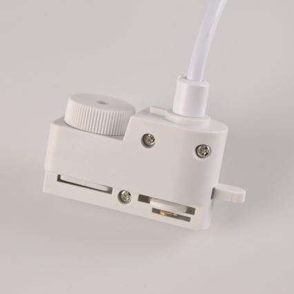 Żyrandol na łańcuchu do systemu szynowego MARIBEL 3xGU10/10W/230V + 1 m system szynowy biały