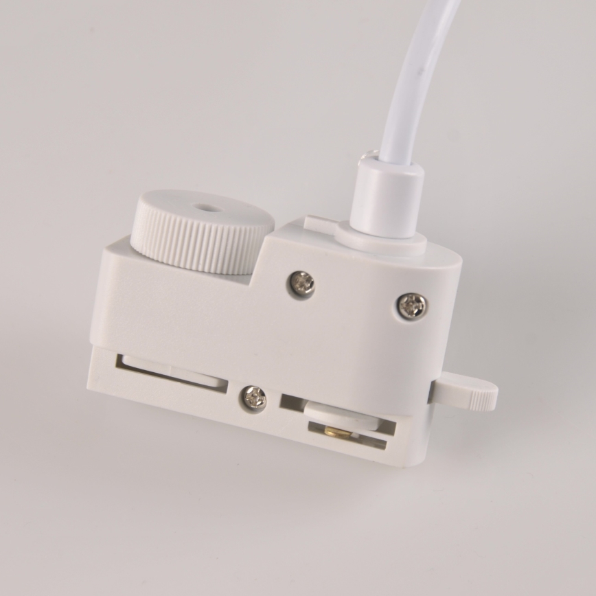 Żyrandol na łańcuchu do systemu szynowego MARIBEL 3xGU10/10W/230V + 1 m system szynowy biały