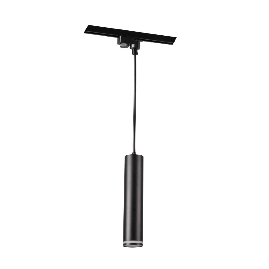 Żyrandol na łańcuchu do systemu szynowego PARIS 1xGU10/10W/230V czarny