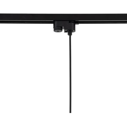 Żyrandol na lince do 1-fazowego systemu szynowego TRACER 1xE27/15W/230V śr. 30 cm czarny/biały