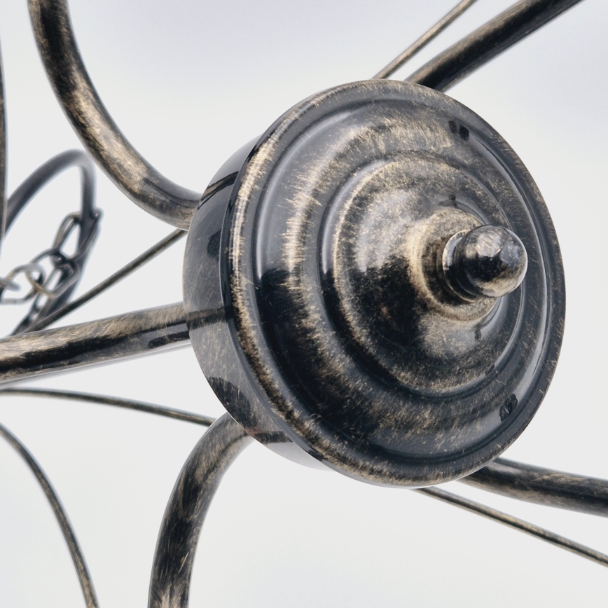 Żyrandol na łańcuchu DONATO 5xE14/40W/230V