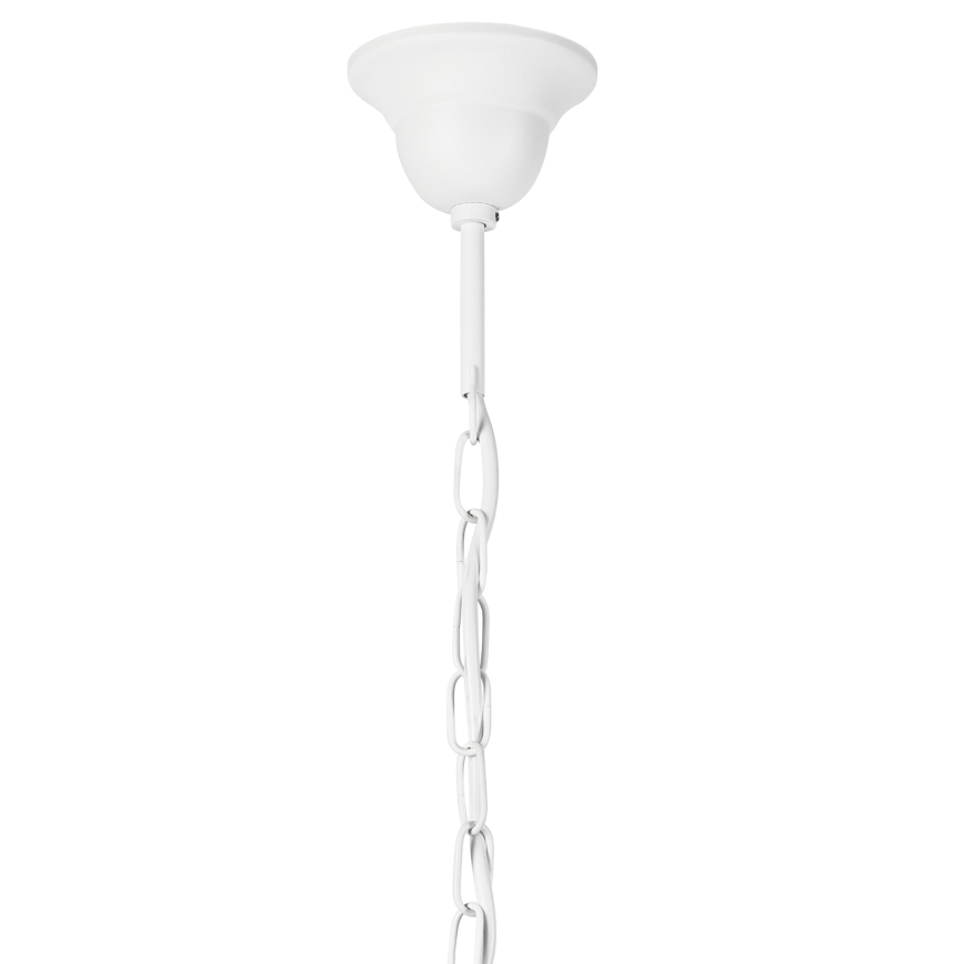 Żyrandol na łańcuchu DONATO 6xE14/40W/230V biały