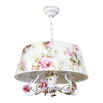 Żyrandol na łańcuchu FLORENCE 5xE14/40W/230V