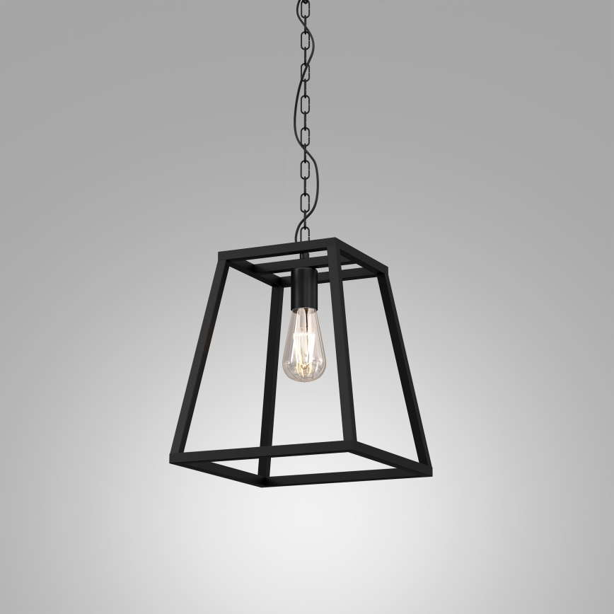 Żyrandol na łańcuchu FRAME 1xE27/60W/230V