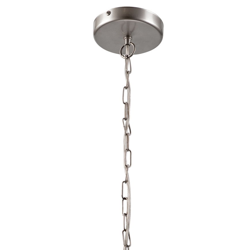 Żyrandol na łańcuchu GINA 3xE27/60W/230V matowy chrom