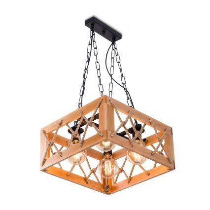 Żyrandol na łańcuchu GRANGE 4xE27/60W/230V