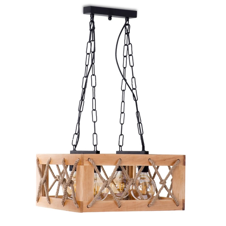 Żyrandol na łańcuchu GRANGE 4xE27/60W/230V