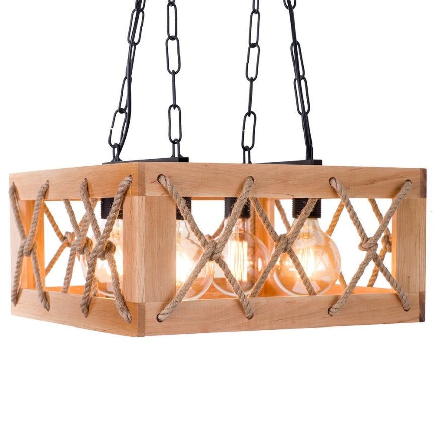 Żyrandol na łańcuchu GRANGE 4xE27/60W/230V